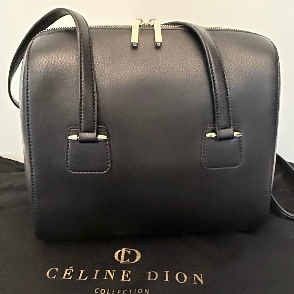 Céline Dion Classic Black Shoulder Bag